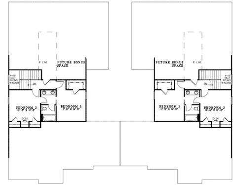 duplex  courtyard  architectural designs house plans