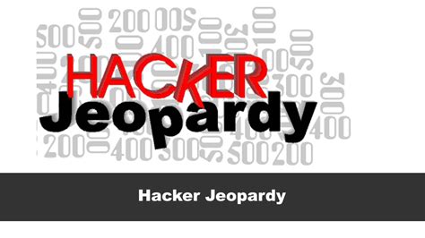 security weekly  hacker jeopardy youtube