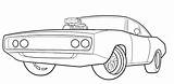 Dodge Furious Cars sketch template