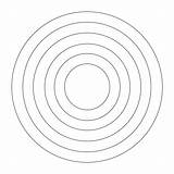 Concentric sketch template