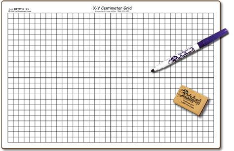 centimeter graph double sided dry erase    student respons