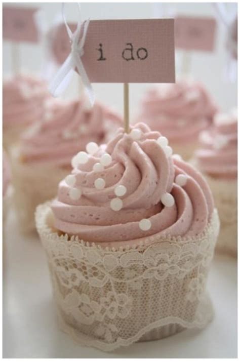 homemade buttercream wedding cupcake cute   lace wedding