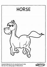 Horse Coloring Worksheets Kidloland Kids Worksheet Printable sketch template