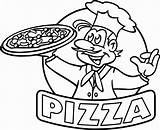 Hut Pizza Drawing Coloring Pages Getdrawings sketch template