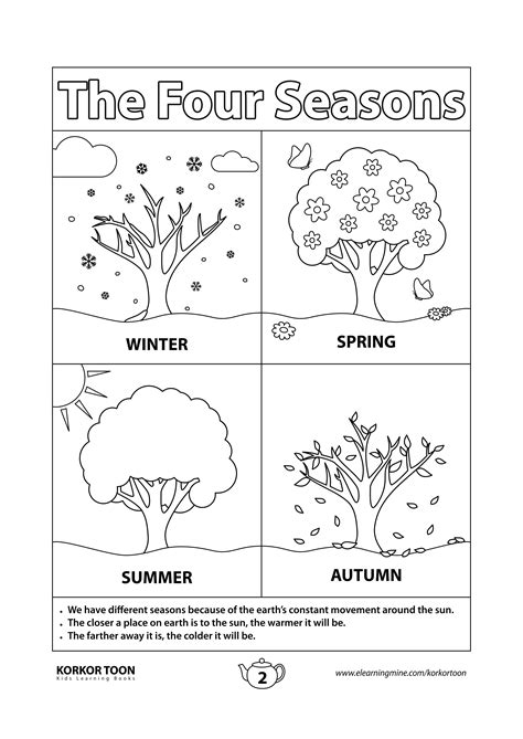 seasons coloring page artofit