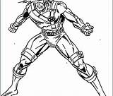 Cyclops Xmen Colorir Supereroe sketch template
