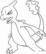 Charmeleon Charizard Fuoco Charmander Pokémon Kleurplaat sketch template