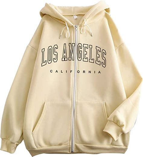 mackneog los angeles hoodies  hood oversize hoodies women oversized