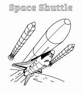 Shuttle Exploration Spaceship Sheet Playinglearning sketch template