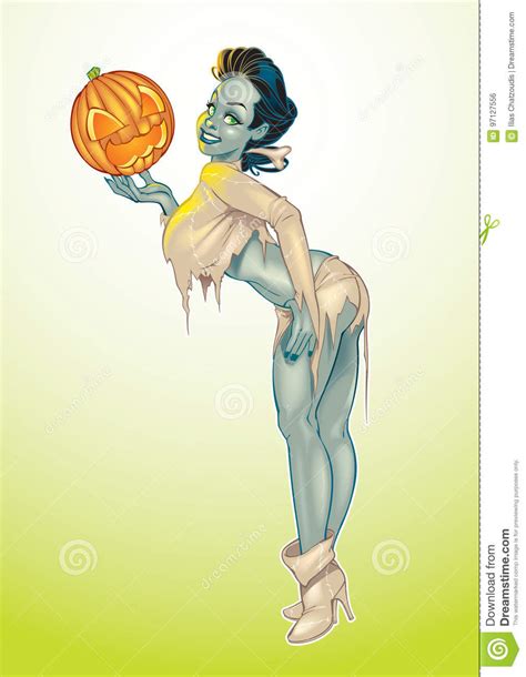 a halloween zombie available as vector file stock vector