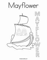 Mayflower Twisty Noodle sketch template