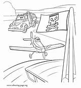 Planes Coloring Pages Dusty Chug Disney Colouring Movie Plane Kleurplaten Kids Race Kleurplaat Choose Board sketch template