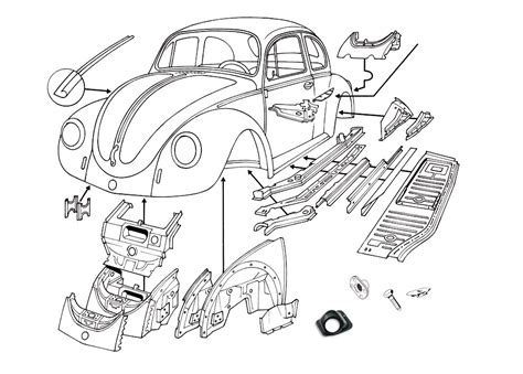 vw beetle body parts diagram reviewmotorsco