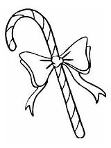 Cane Bow Candy Miscellaneous Coloring Pages sketch template