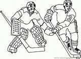 Coloring Hockey Pages Printable Players Player Goalie Ice Online Sports Drawing Print Colouring Everfreecoloring Choose Board Adult Comments Letscolorit sketch template