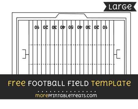 football field template large