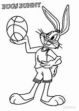 Bunny Bugs Coloring Pages Cartoons Printable Kids sketch template