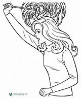Cheerleader Coloring Pages sketch template