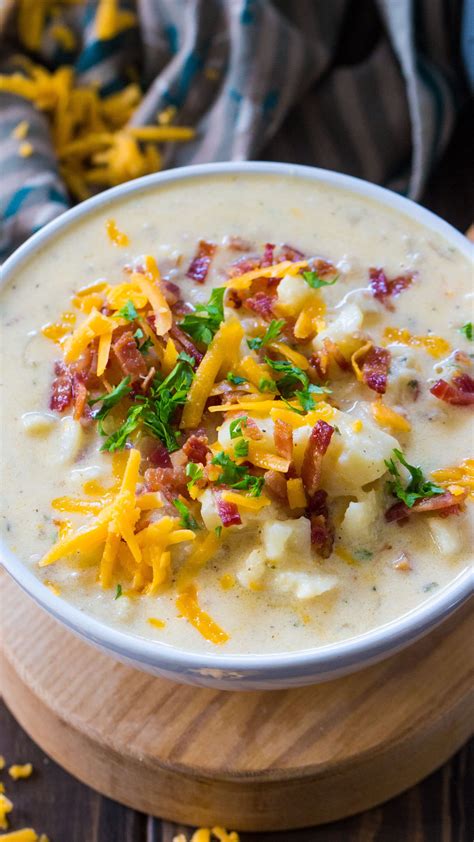 slow cooker baked potato soup sweet  savory meals