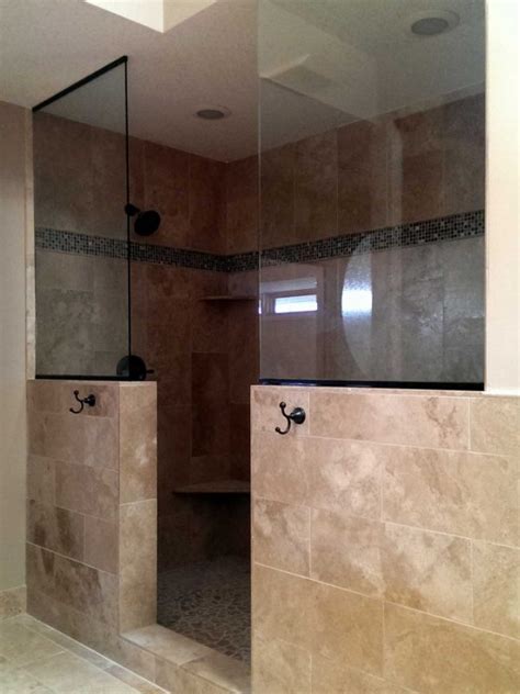 Open Shower American Glass And Mirror
