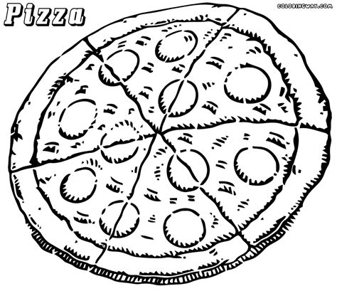 pizza coloring pages coloring pages    print coloring home