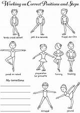 Positions Danza Dover Posiciones Terms Ballett Arabesque Ballettunterricht Vocab Stretches Doverpublications Begriffe Technique Baile Prado Ingelmo Danceteacher sketch template