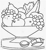 Coloring Pages Search Fruit Vegetables Salad sketch template