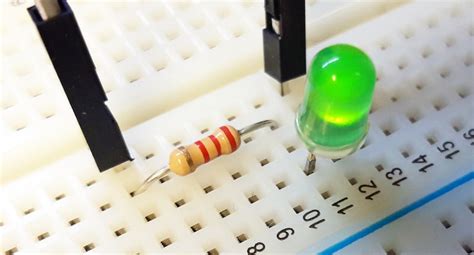 resistor      led kitronik