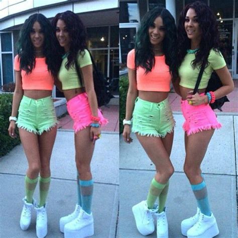 neoonn neon party outfits party outfit college neon outfits