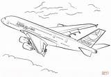 Airbus A380 Coloring Pages Drawing Sketch Color Aeroplane Printable Designlooter Version Click Drawings Ipad Tablets Compatible Android Online Template Airplanes sketch template