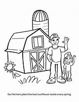 Coloring Agriculture Pages Farm School Getcolorings Getdrawings sketch template