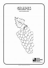 Coloring Grapes Pages Eggplant Fruits Cool Print Getdrawings Getcolorings sketch template