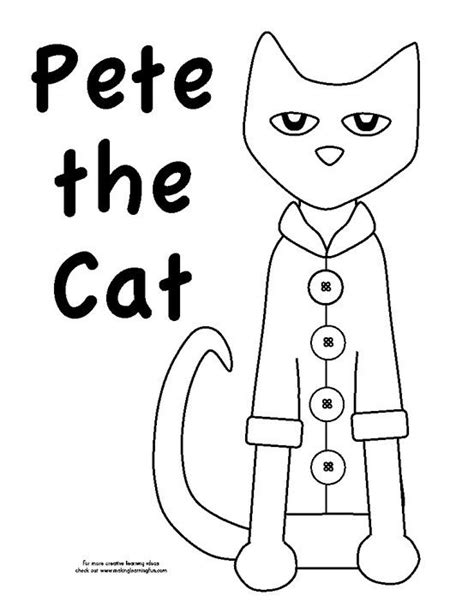 children thinking thrifty pete  cat buttons pete  cats pete