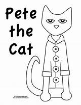 Pete Cat Coloring Pages Buttons Groovy Four His Printable Book School Preschool Activities Kids Sheets Open Shoes Preschoolers Colouring Color sketch template