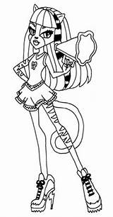 Coloring Pages Monster High Kids Dolls Birthday Meowlody Girls Colouring Toralei Printable Party sketch template