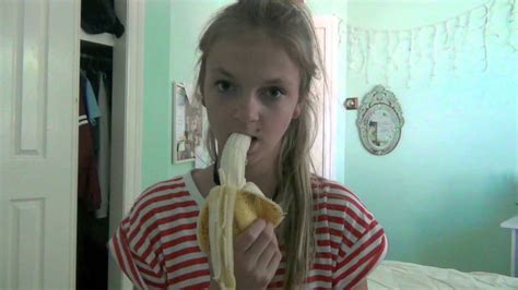 Wednesday How To Eat A Banana Youtube