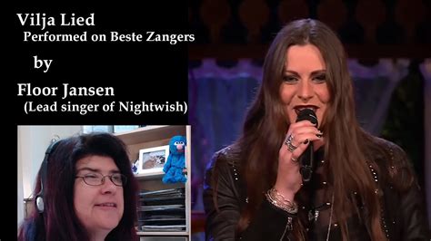 vilja lied  floor jansen lead singer  nightwish beste zangers  reaction video