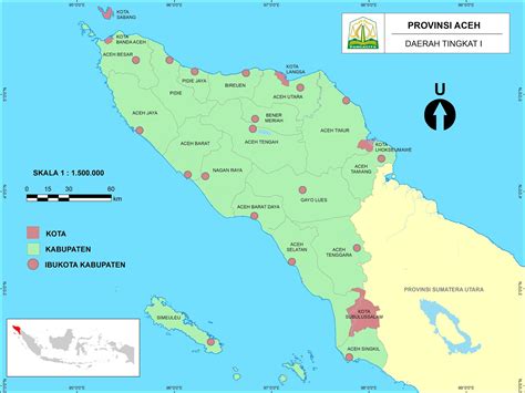 peta provinsi aceh indospasial