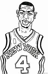 Coloring Nba Pages York Kobe Bryant Knick Knicks Drawing Players Mets Raptors Basketball Printable Color Getdrawings Cartoon Toronto Colorings sketch template