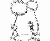 Truffula Lorax Guarded Seuss Coloringsun Getdrawings sketch template