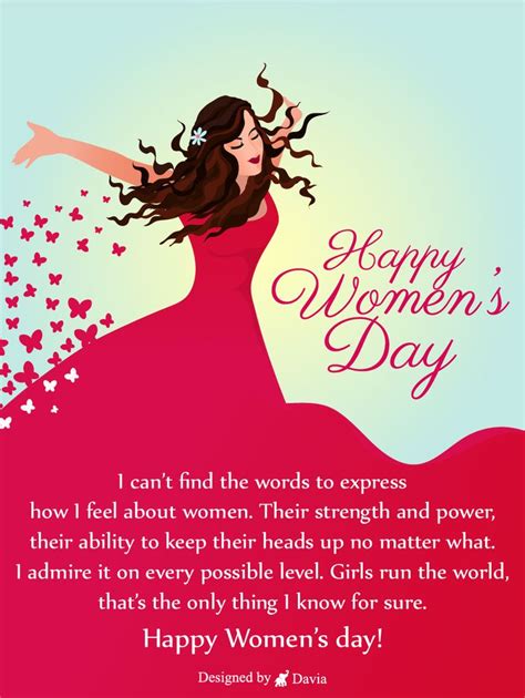 red dress international women s day cards birthday and greeting cards