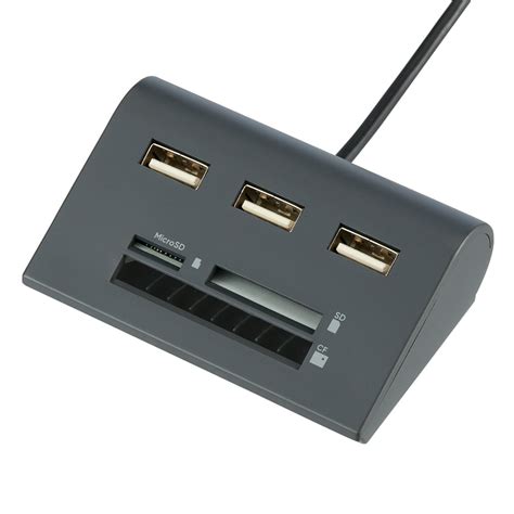 onn multi port usb hub  sd micro sd  compact flash card reader
