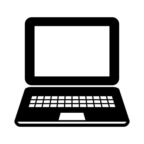 laptop computer vector icon  vector art  vecteezy