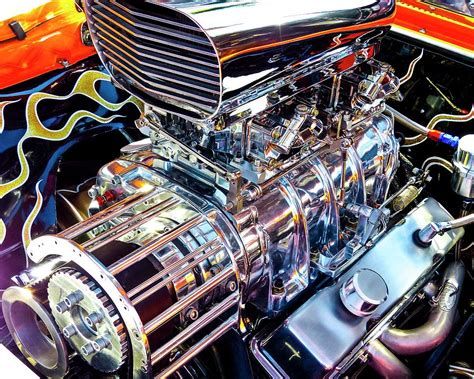 supercharged chevy ss engine photograph  robert grant fine art america