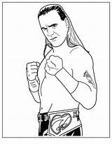 Wwe Coloring Pages Printable Kids Miz Template Print Books Popular sketch template