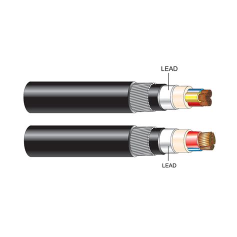 voltage lead sheathed armoured  core lead sheathed cable conductors  volts lv leads