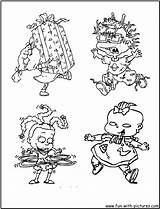 Coloring Rugrats Pages Printable Fun sketch template