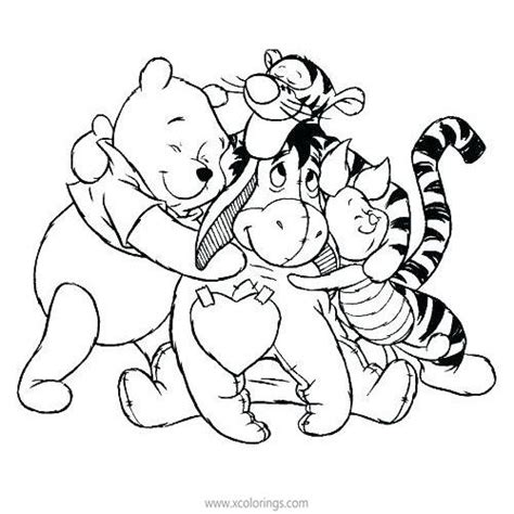 disney winnie  pooh valentines day coloring pages xcoloringscom