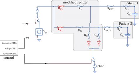 circuit diagram   modified splitter compared  figure   scientific diagram