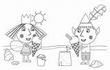 Holly Ben Coloring Pages Princess Printable Wonder sketch template